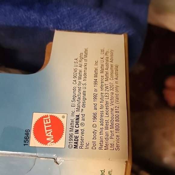 1996 Mattel holiday barbie - Picture 4 of 4